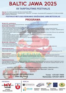 XII tarptautinis festivalis Baltic JAWA 2025 @ Vepriai