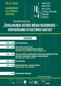 Projektas „Naujas miesto pulsas šiuolaikinio šokio ritmu“. Konferencija „Šiuolaikiniai scenos menai regionuose – kūrybiškumo ir kultūros raktas (maž. salė) @ Ukmergės kultūros centras
