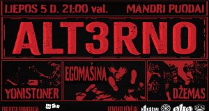 TEN, KUR KULTŪRA NECENZŪRUOJAMA – „ALT3RNO“ SKELBIA PRADŽIĄ