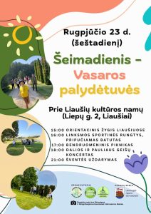 Šeimadienis - Vasaros palydėtuvės @ Liaušių kultūros namai