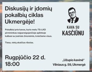 Diskusijos: Kava su Kasčiūnu @ Užupio kavinė