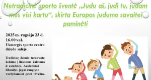 Netradicinė sporto šventė „Judu aš, judi tu, judam mes visi kartu”, skirta Europos judumo savaitei paminėti