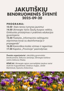 Jakutiškių bendruomenės šventė @ Jakutiškiai