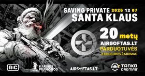 Kasmetinis Kalėdinis žaidimas Saving private Santa Klaus @ Buvusi Kopūstėlių raketinė bazė