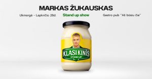 Stand-up Markas Žukauskas "Klasikinis" @ Gastro pub'e, Kauno g.