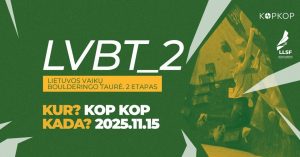 Lietuvos vaikų boulderingo taurė  - 2 etapas @ KopKop laipiojimo klubas