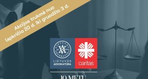 Dešimt metų kartu: Advokatūros ir „Caritas“ viltis bei pagalba