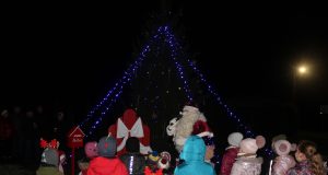 Kalėdinė eglutė sužibo Vepriuose