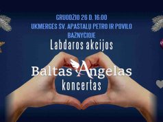 „Baltojo angelo“ sparnai apgobs Auksę