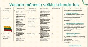 Kviečiame dalyvauti Ukmergės visuomenės sveikatos biuro organizuojamose veiklose