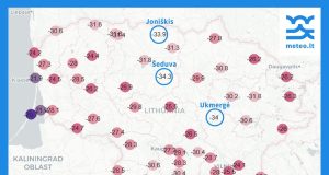 Daug kur Lietuvoje buvo fiksuojamas speigas (labai šalta buvo ir Ukmergėje)