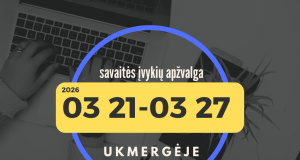 Savaitės įvykių apžvalga Ukmergėje (Kovo 21 – kovo 27)