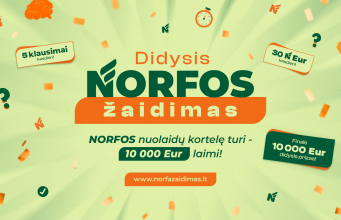 Kasdien po 5 klausimus ir šansas laimėti 10 tūkst. eurų – startuoja „Didysis NORFOS žaidimas“