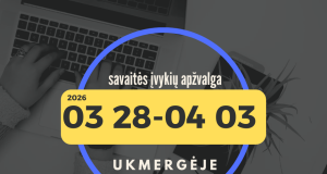 Savaitės įvykių apžvalga Ukmergėje (Kovo 28 – balandžio 3)