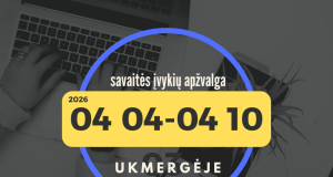 Savaitės įvykių apžvalga Ukmergėje (Balandžio 4 – balandžio 10 d. )