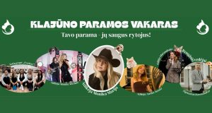Kviečiame į gyvūnų globos namų „Klajūnas” paramos vakarą