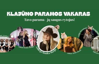 Kviečiame į gyvūnų globos namų „Klajūnas” paramos vakarą