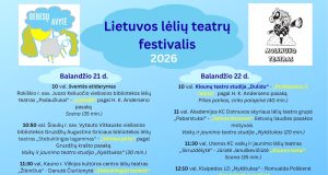 Lietuvos lėlių teatrų festivalis 2026