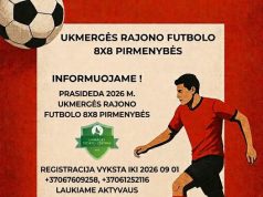 Ukmergėje prasideda registracija į 2026 m. rajono futbolo 8×8 pirmenybes