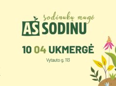 Spalio 4 d. Ukmergėje vyks rudens sodinukų mugė „Aš sodinu“