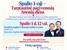Tarptautinę pagyvenusių žmonių dieną Ukmergės senjorams – koncertas ir nemokama kava