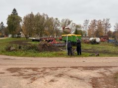 Balelių kaime įrengtas sferinis kelio veidrodis – saugesniam eismui užtikrinti