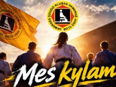 Ukmergės dziudo klubas pristatė savo himną „MES KYLAM“